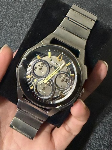 Bulova curv chronograph - bulova, 98a206