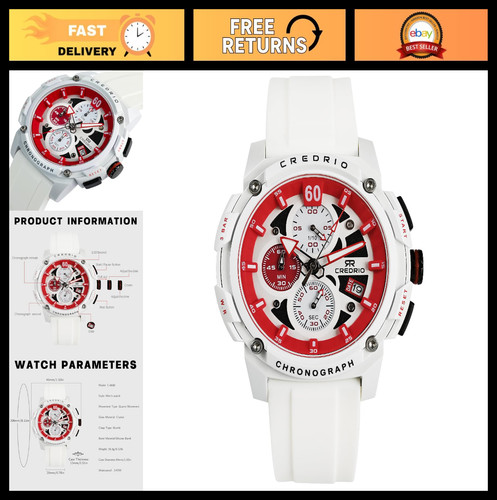 Men luxury waterproof quartz - waterproof,