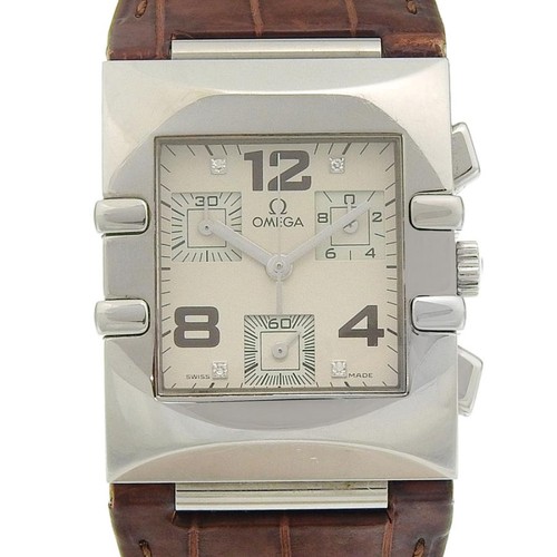 Omega quadra diamond watch - omega, 4p